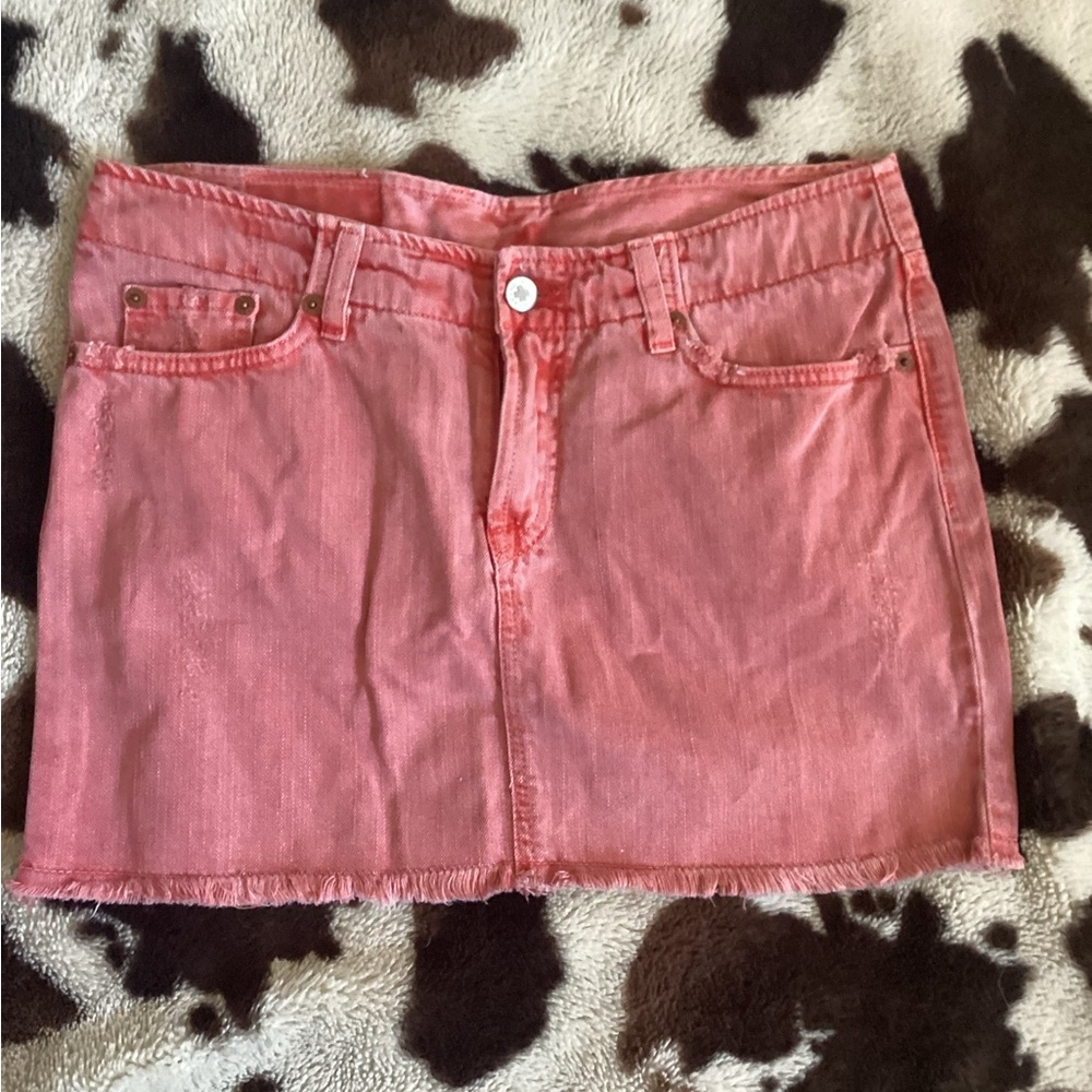 Lucky Brand Pink Pencil Mini Skirt Casual